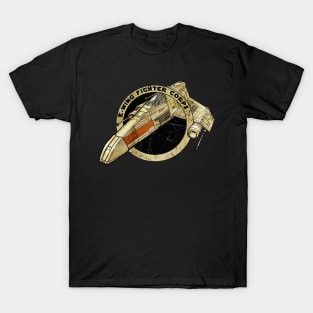 E - WING FIGHTER CORPS GOLDEN ONE T-Shirt